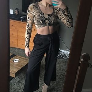 Animal print crop tops 2 for price of 1